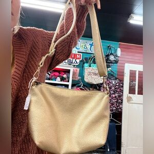 Elegant Gold Shoulder Bag